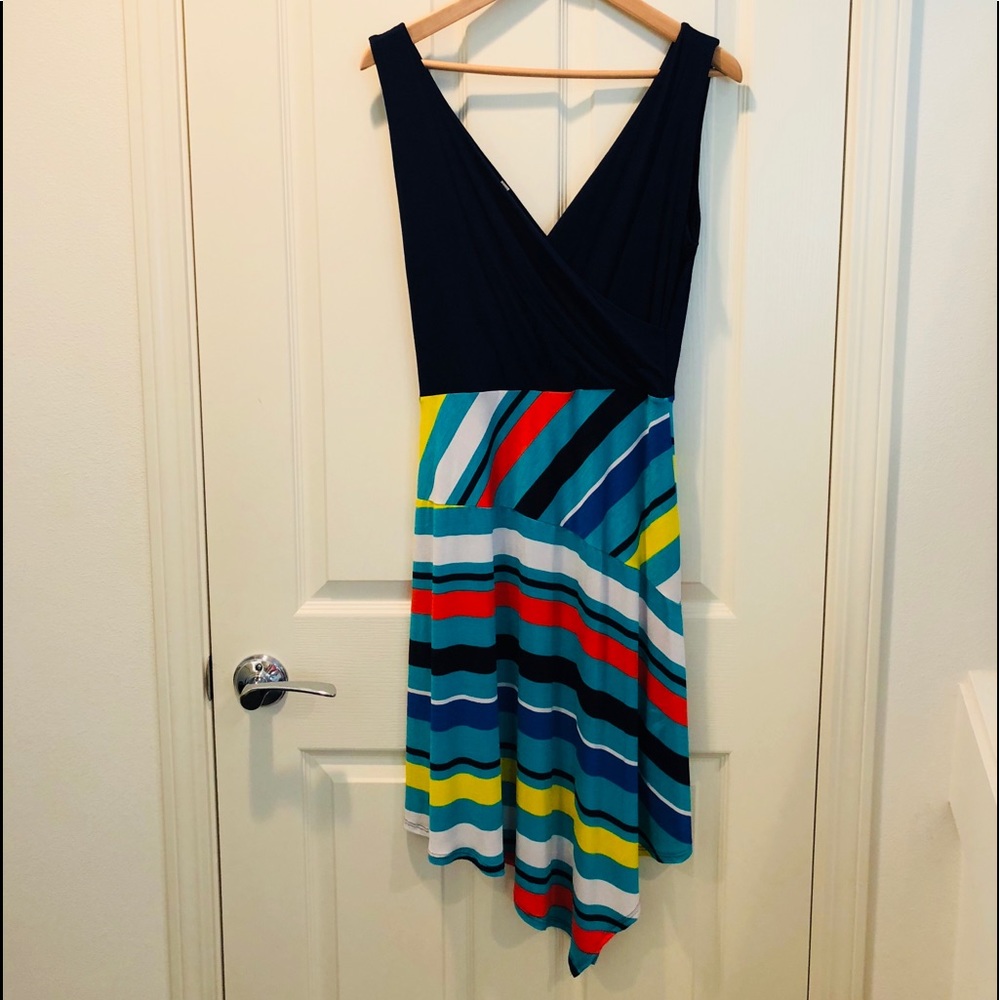 ModCloth Gilli handkerchief hem dress.